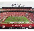 AJ McCarron Signed Alabama Crimson Tide 16x20 Wrapped Canvas - Bryant-Denny Stadium