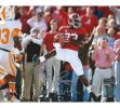 Kevin Norwood Signed Alabama Crimson Tide Unframed 16x20 NCAA Color Photo - Falling Back with "Mr. Clutch" Inscription