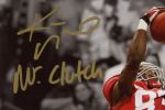 Kevin Norwood Signed Alabama Crimson Tide Unframed 8x10 NCAA Photo - Honey Badger with "Mr. Clutch" Inscription