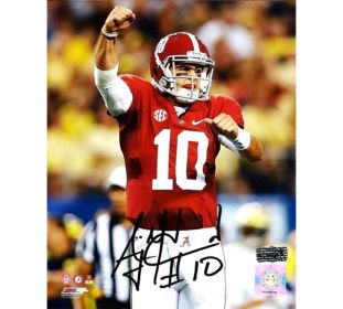 AJ McCarron Signed Alabama Crimson Tide 16x20 NCAA Photo - Celebrating
