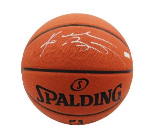 Kobe Bryant Signed Los Angeles Lakers Spalding Authentic NBA Basketball - Silver Ink