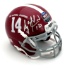 AJ McCarron Signed Alabama Crimson Tide Schutt 2011 BCS Commemorative Mini Helmet