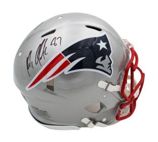 Rob Gronkowski Signed New England Patriots Speed Authentic NFL Helmet