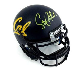 Steve Bartkowski Signed California Golden Bears Schutt NCAA Mini Helmet