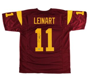 Matt Leinart Signed USC Custom Maroon Jersey