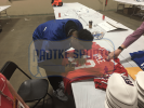 Eli Apple Signed New York Custom Blue Jersey