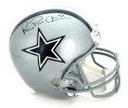 Michael Irvin Signed Dallas Cowboys Riddell Full Size NFL Helmet with "Playmaker" Inscription