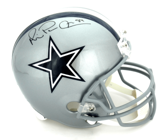 Michael Irvin Signed Dallas Cowboys Riddell Full Size NFL Helmet with "Playmaker" Inscription