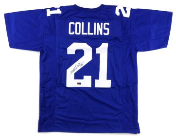 Landon Collins Signed New York Custom Blue Jersey