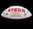 Steve Young Signed San Francisco 49ers Embroidered Logo NFL Football with "HOF 2005" Inscription