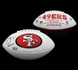 Steve Young Signed San Francisco 49ers Embroidered Logo NFL Football with "HOF 2005" Inscription