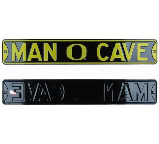 Oregon Ducks Man Cave Officially Licensed Authentic Steel 36x6 Black & Yellow NCAA Street Sign