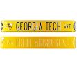 Georgia Tech Yellow Jackets Avenue Officially Licensed Authentic Steel 36x6 Yellow & Black NCAA Street Sign