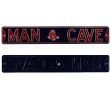 Boston Red Sox Man Cave Officially Licensed Authentic Steel 36x6 Navy Blue and Red MLB Street Sign