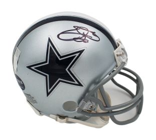 Emmitt Smith Signed Dallas Cowboys NFL Mini Helmet