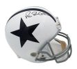 Michael Irvin Signed Dallas Cowboys Throwback Full Size White NFL Helmet