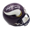Warren Moon Signed Minnesota Vikings Throwback Full Size NFL Helmet with “HOF 06” Inscription
