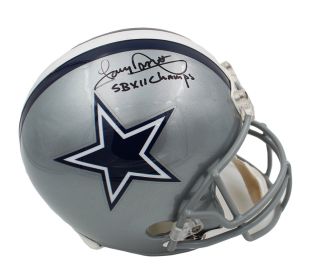 Tony Dorsett Signed Dallas Cowboys Full Size NFL Helmet with “SB XII Champs” Inscription