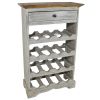 Wine Rack Solid Reclaimed Wood 21.7"x9.1"x33.5"