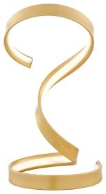Hamburg Integrated LED Strip & Dimmable Switch Table Lamp, Gold