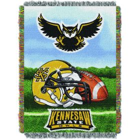 Kennesaw State OFFICIAL Collegiate "Home Field Advantage" Woven Tapestry Throw