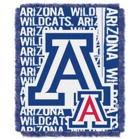 Arizona OFFICIAL Collegiate "Double Play" Woven Jacquard Throw