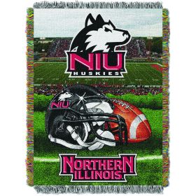 Northern Illinois OFFICIAL Collegiate "Home Field Advantage" Woven Tapestry Throw