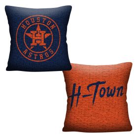 Astros OFFICIAL "Invert" Woven Pillow