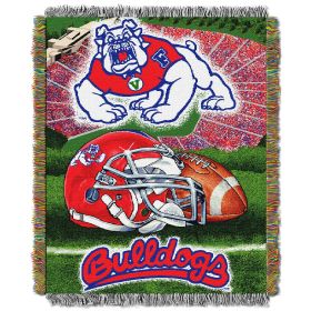 Fresno State OFFICIAL Collegiate "Home Field Advantage" Woven Tapestry Throw
