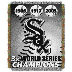 White Sox CS OFFICIAL Major League Baseball; Commemorative 48"x 60" Woven Tapestry Throw by The Northwest Company
