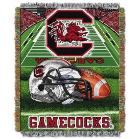 South Carolina OFFICIAL Collegiate "Home Field Advantage" Woven Tapestry Throw