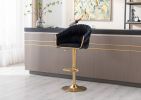 Vintage Bar Stools with Back and Footrest Counter Height Dining Chairs