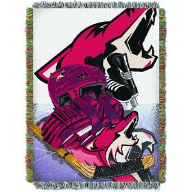 Coyotes OFFICIAL National Hockey League; "Home Ice Advantage" 48"x 60" Woven Tapestry Throw by The Northwest Company