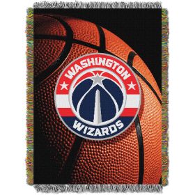 Wizards OFFICIAL National Basketball Association; "Photo Real" 48"x 60" Woven Tapestry Throw by The Northwest Company