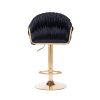 Vintage Bar Stools with Back and Footrest Counter Height Dining Chairs