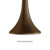 Luxury home modern metal table lamp and floor lamp set of 3