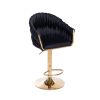 Vintage Bar Stools with Back and Footrest Counter Height Dining Chairs