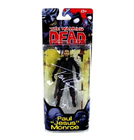 Tom Payne Signed The Walking Dead Paul "Jesus" Monroe Action Figure