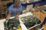 Brett Favre Signed Green Bay Packers Jersey Retirement Ceremony 16x20 NFL Photo