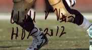 Willie Roaf Signed New Orleans Saints Unframed 8x10 NFL Photo with "HOF 2012" Inscription - Black Ink