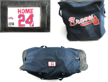 Evan Gattis Game Used Atlanta Braves Home Equipment Bag