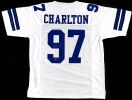 Taco Charlton Signed Dallas White Custom Jersey