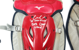 Evan Gattis Signed MLB Atlanta Braves 2013 Game Used Mizuno Catchers Gear Set