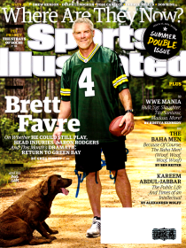 Brett Favre Signed Green Bay Packers Sports Illustrated "Where Are They Now?" Issue …