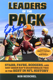 Brett Favre Signed Green Bay Packers Leaders of the Pack Paperback Book