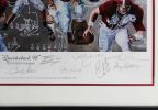 Multi-Signed Signed Alabama Crimson Tide Framed Quarterback U Print LE of 160