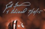 Brett Favre Signed Green Bay Packers Unframed 8x10 NFL Photo with "4 Retired 7/18/15" Inscription - LE of 44