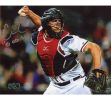 Evan Gattis Signed Atlanta Braves Unframed 8x10 MLB Photo - Throwing with "El Oso Blanco" Inscription