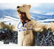 Evan Gattis Signed Atlanta Braves Unframed 8X10 MLB Photo - Bear Suit with "El Oso Blanco" Inscription
