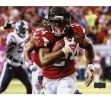 Devonta Freeman Signed Atlanta Falcons Unframed 8x10 NFL Photo - Running Action Shot